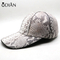 Fashionable Strap Back Real Python Skin Leather Baseball Sport Hat ,Cap labels can be customized