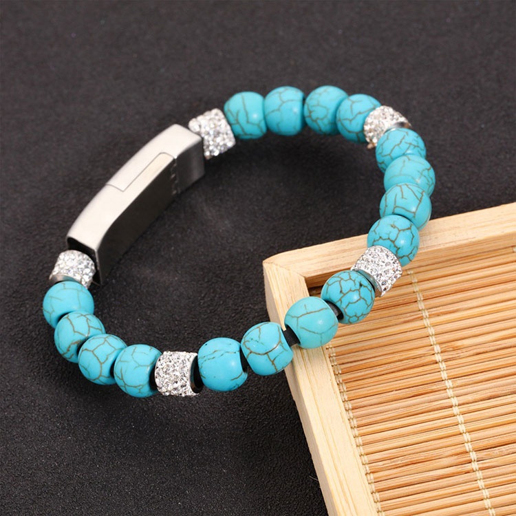 Top quality leather braid bracelet selling top quality data charging cable USB data cable for Apple and Android