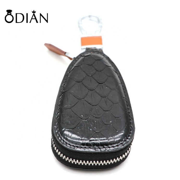 Luxury Handmade Python Bag,genuine Python leather clutch key Bag