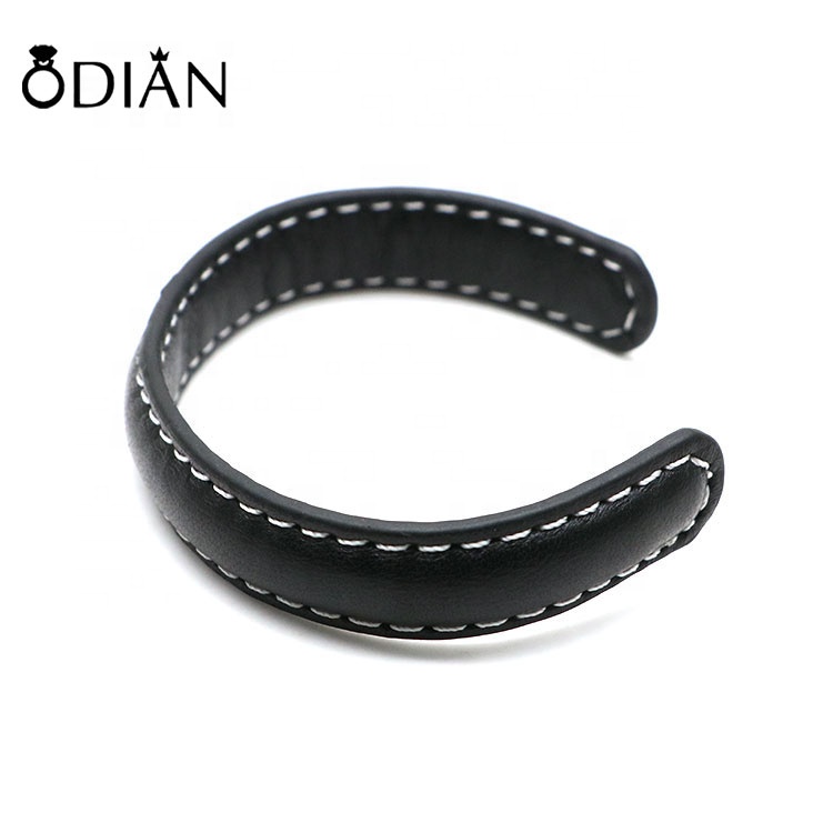 Odian Jewelry Custom Cuff Leather Bracelet Women Type C Cowhide Bracelet