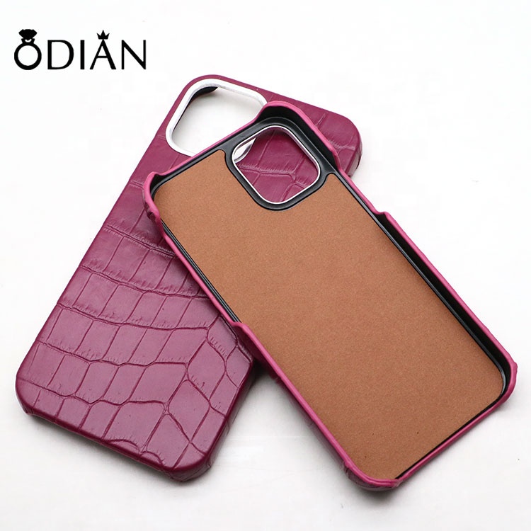 Fashion For iPhone 12 mini / por/ max Genuine Crocodile Leather Case for iPhone Case Cover