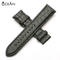 Classic crocodile grain genuine leather watch straps,watch belt bracelet