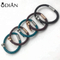 Factory Price New Arrivals fashion Style Stingray Leather shiny steel clasp Bracelet Mens