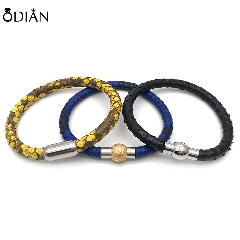 Odian Jewelry customized stainless steel jewellery clasp accept engraved customized logo for men women bracelet DIY making