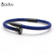 Hot Selling Luxury Most Popular Low Price 316L Stainless Steel Genuine Men Stingray Leather Bracelet