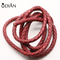 Odian 2.5mm 3mm 4mm 5mm 6mm genuine round braided leather accessories cowhide new style leather accessories