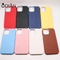 New Design for Iphone 11/12 Mobile Phone Cover for Iphone 12 Case Leather Phone Case Metal photo frame case