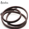 12*6mm leather woven rope, wine red handmade leather rope color can be customized