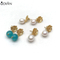 Odian Jewelry 925 Jewelry Single Shell Pearl Pendant Fine Sterling Silver Drop Earrings With CZ Diamond
