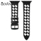 Custom high-end fashion fine leather handmade leather woven strap Mixed color interlace watchband