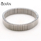 Fashion Elastic stainless steel bangles wristbands bracelet for woman