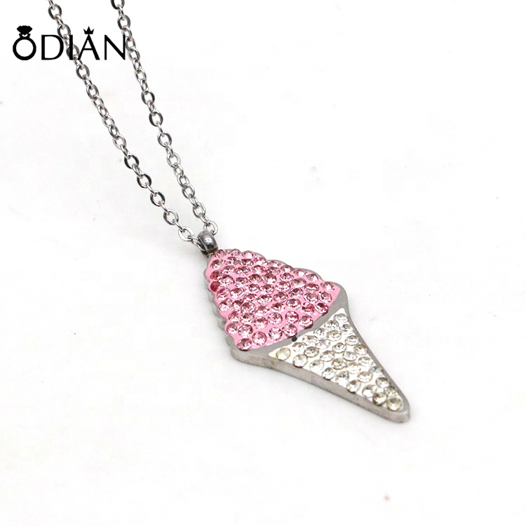 New Fashion Jewelry Double Sided Four Leaf Clover Heart Pendant Necklace For Women
