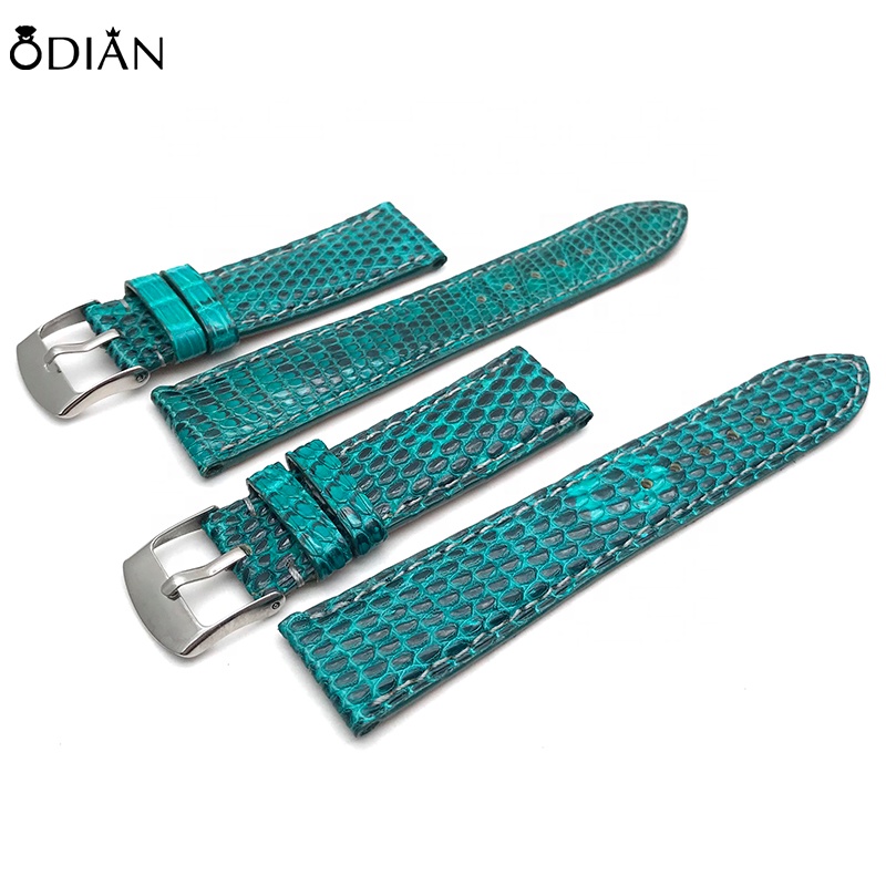 New Leather Strap Leather Bow Butterfly muti color Strap Crocodile Lizard 16mm-22mm