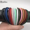 Odian Jewelry Hot Sale Round braided Shape Genuine Leather Rope String Cord For Necklace Bracelet Jewelry Craft Finding