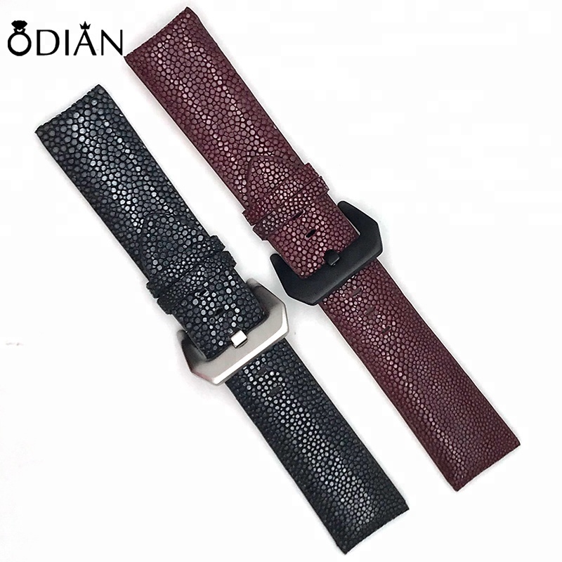 18 20 22 24mm Wholesale Genuine Leather Watch Strap,Manufacturer Watch Band leather
