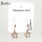 New Fashionable Stainless Steel Woman Clover Stud Earring Jewelry for Women