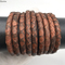 2018 genuine hot selling brown 5mm python leather cord for charm bracelet making