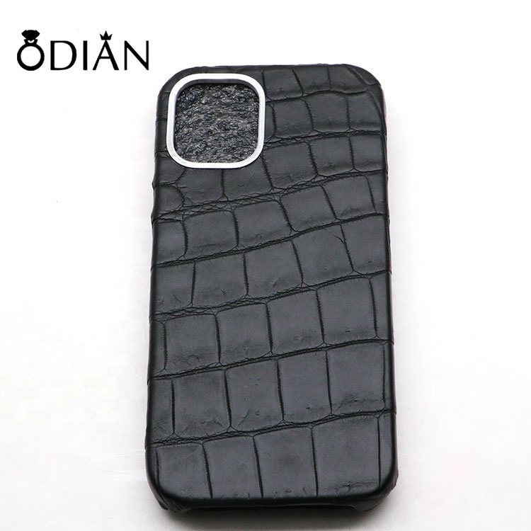 Exotic Skin Crocodile Phone Case for iPhone 12 mini pro Max Cover Case Customize the phone case