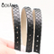 Fashionable and exquisite python pearl fish skin leather rope, wide flat 10mm/12mm/14mm customizable high quality leather rope