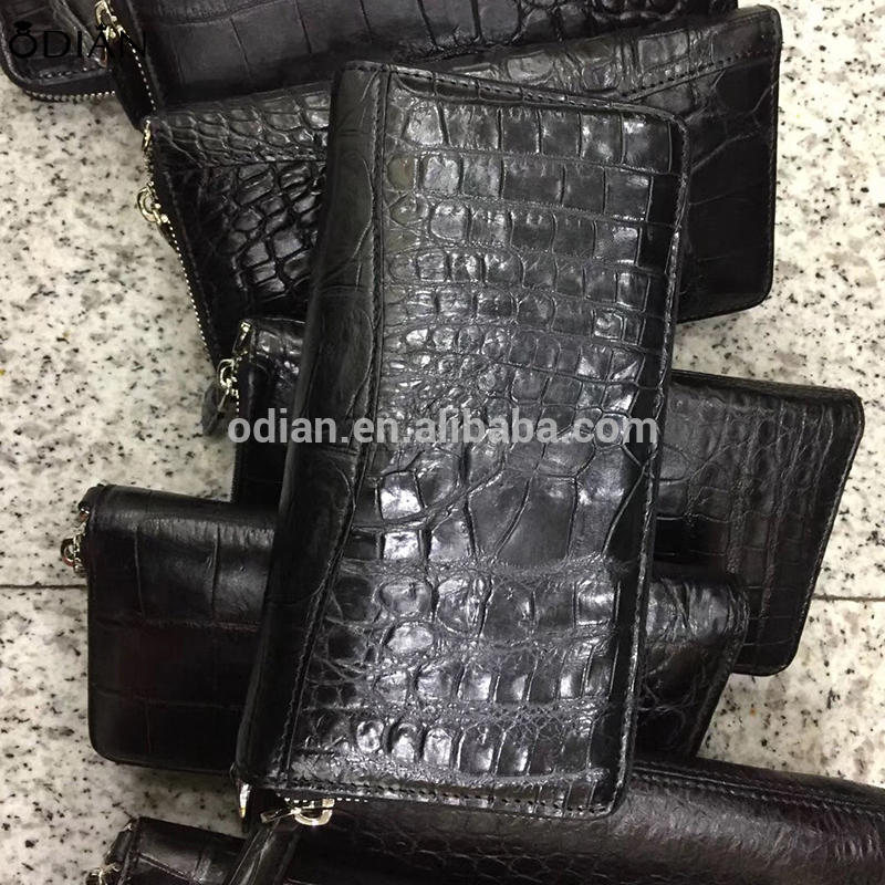 2018 Crocodile Wallet Genuine Leather Women Hand Bag Leather Purse Crocodile Wallet Genuine Leather