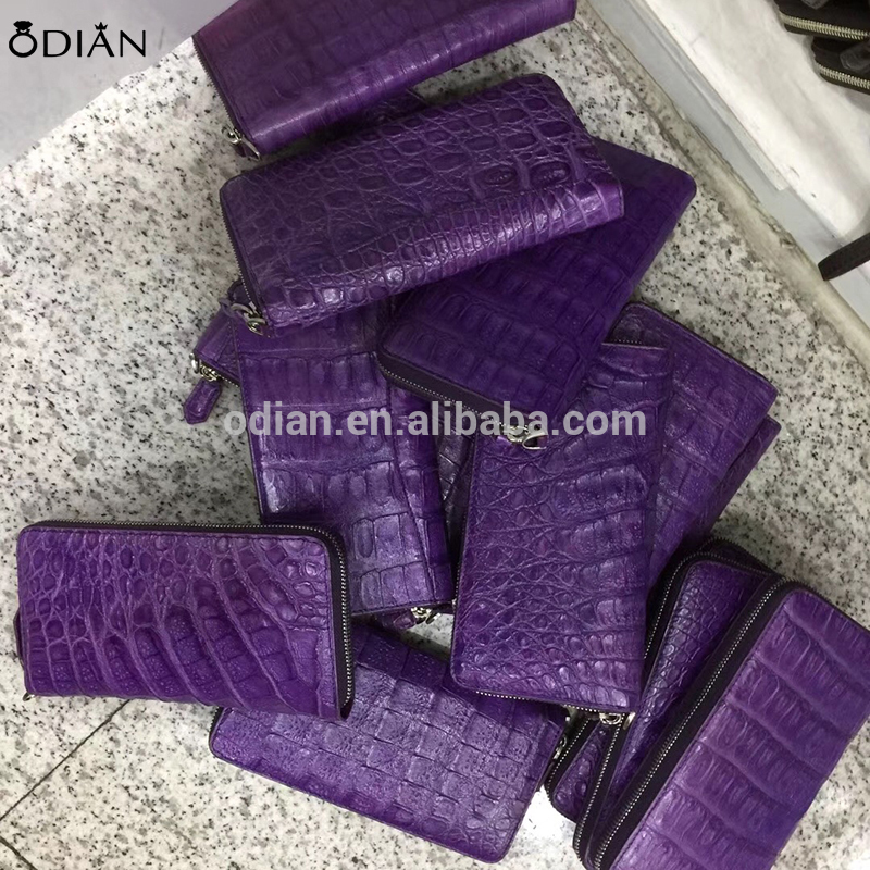 2018 Crocodile Wallet Genuine Leather Women Hand Bag Leather Purse Crocodile Wallet Genuine Leather