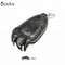 Black Keychain Genuine Crocodile Skin Foot Claw Leather Keyring