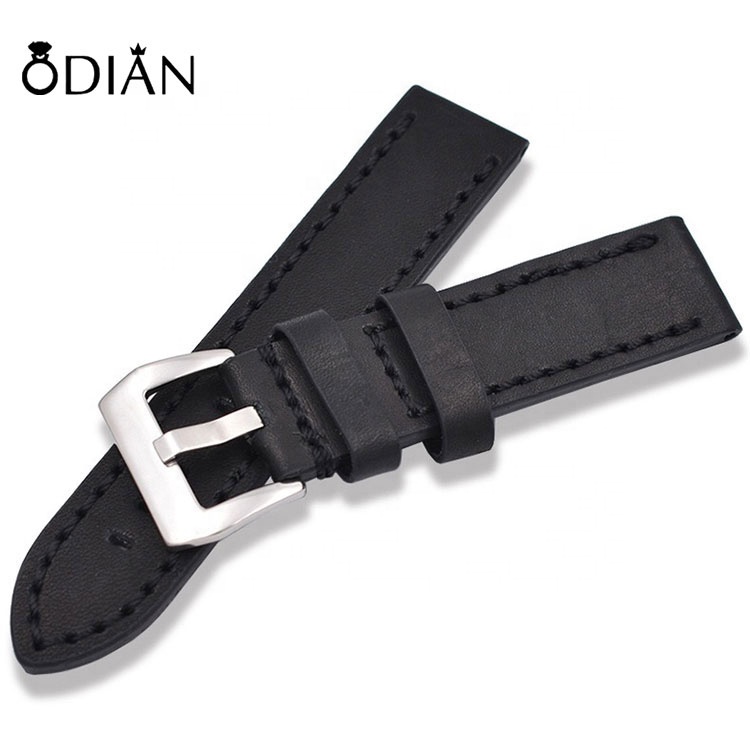 Hot-selling Frosted leather watchband with replaceable smart watch leather strap Custom logo