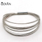 Wholesale fashion stainless steel gold wire bracelets, magnetic buckle bracelets, custom logo