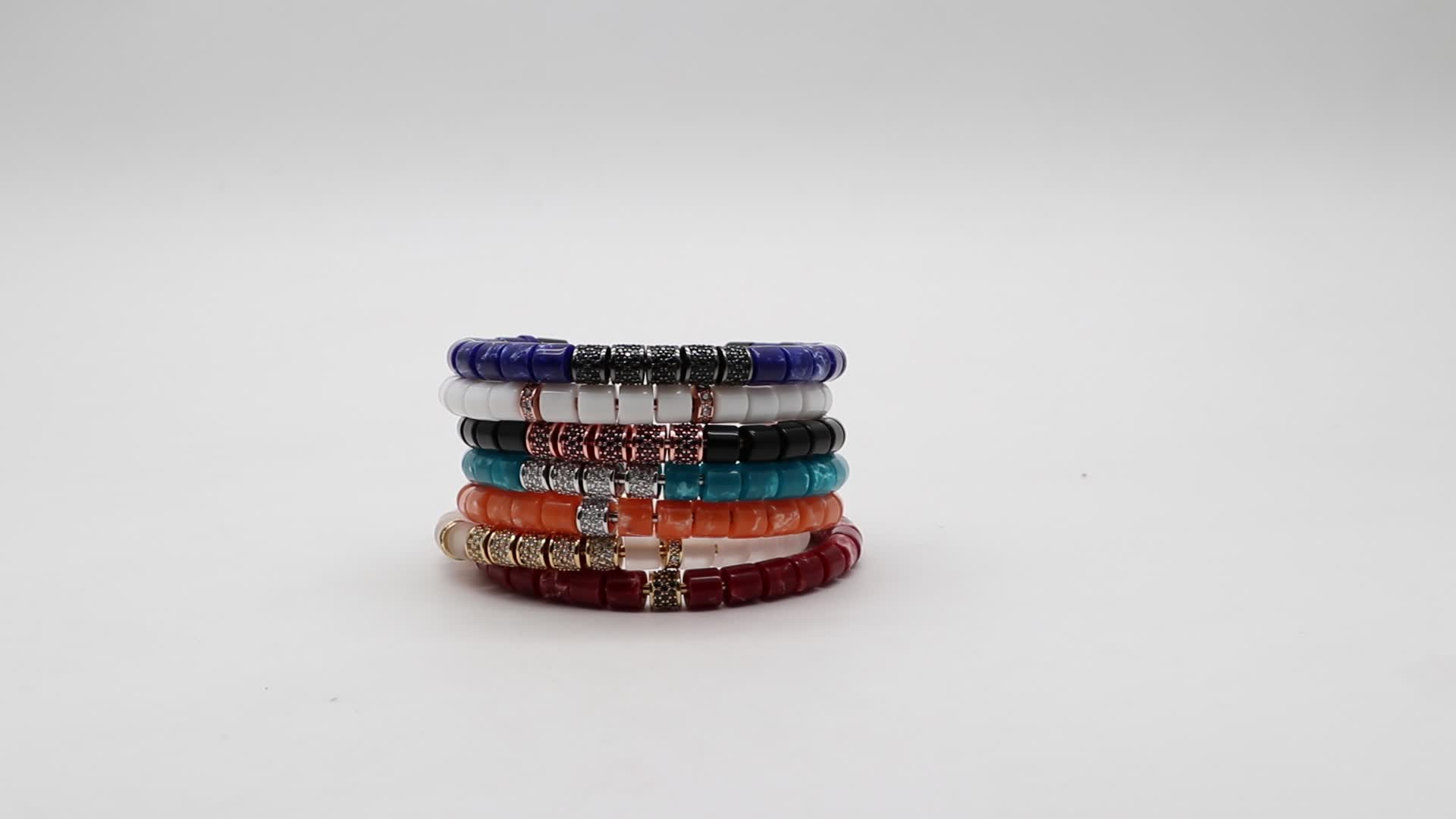 Odian jewelry stone beads bangle TURQUOISE WIDE STOPPER Anil Arjandas bracelet semi-precious stones bracelet