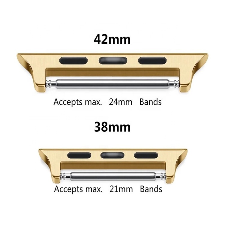 Apple Watch Band Replaceable Metal Connection Adapter Fit iWatch 42mm 42mm Series 5/4/3/2/1