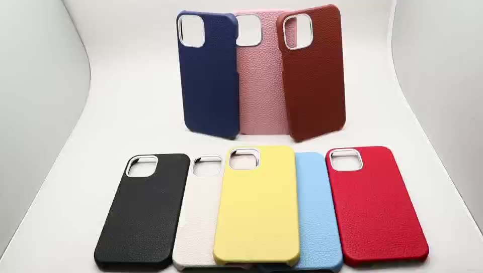 For iPhone 11/12 Mobile Phone Case for iPhone 11/12 pro Case Leather exquisite Real Leather Mobile Phone case