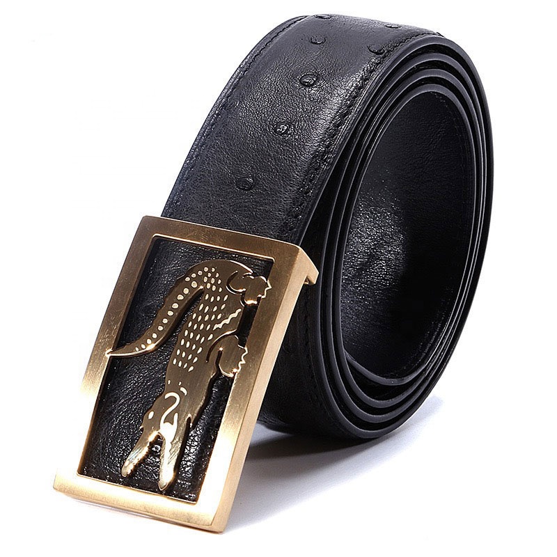 Real camel-skin belt stainless steel buckle, detachable belt buckle, custom color
